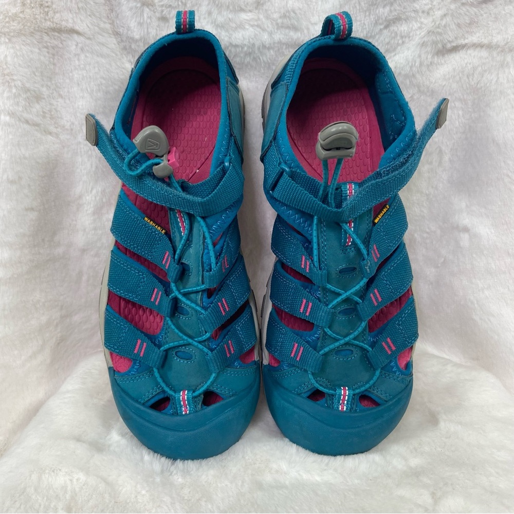 Keen Newport H2 Deep Lagoon / Bright Pink. Womens Size 7 - Picture 2 of 9